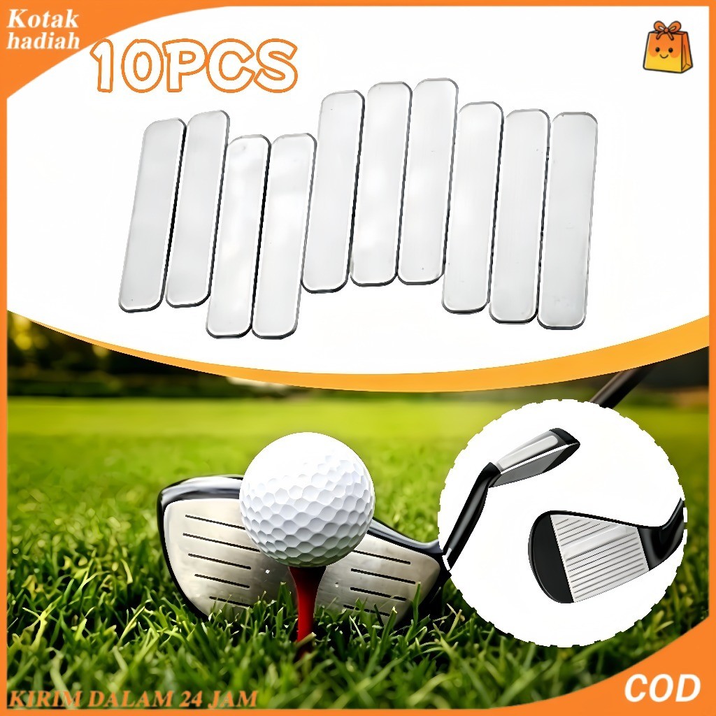 10pcs Sticker Timah Pemberat Raket Timah Pemberat Tennis Tenis Lead Tape Timah Pemberat Raket Badmin