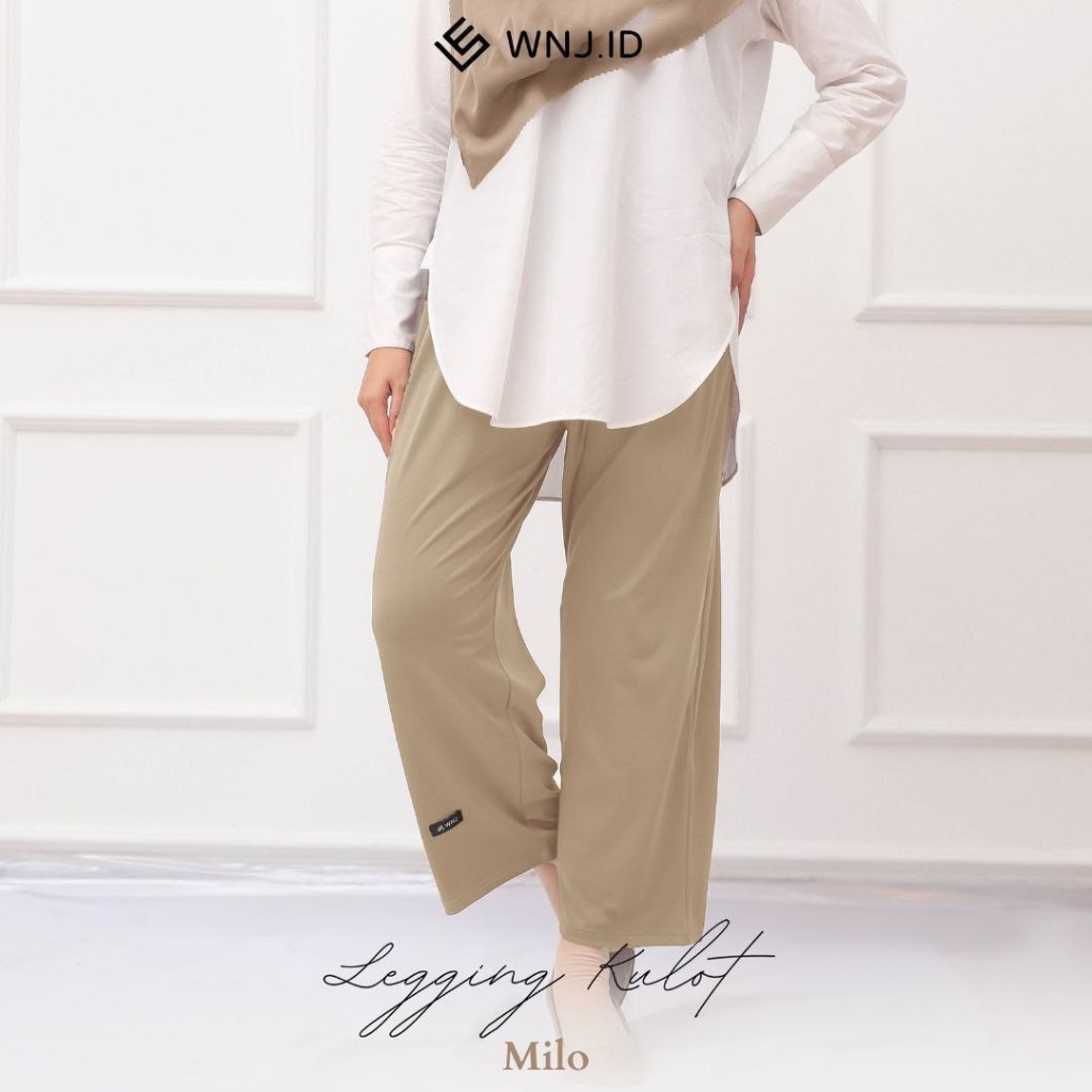 WNJ - Legging Kulot Bahan Zaida Crepe Celana Legging Dalaman Gamis Wanita Celamis