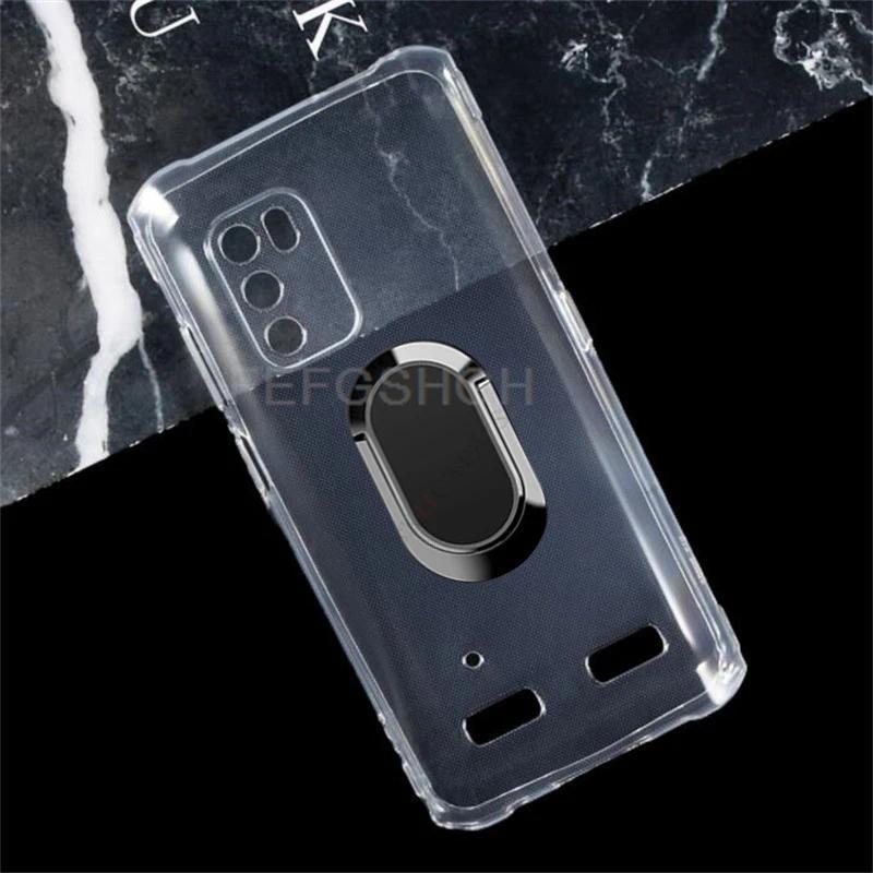 For Ulefone Armor X10 Pro 5.45"Ulefone Armor X10 Back Ring Holder Bracket Phone Cover TPU Soft Silic