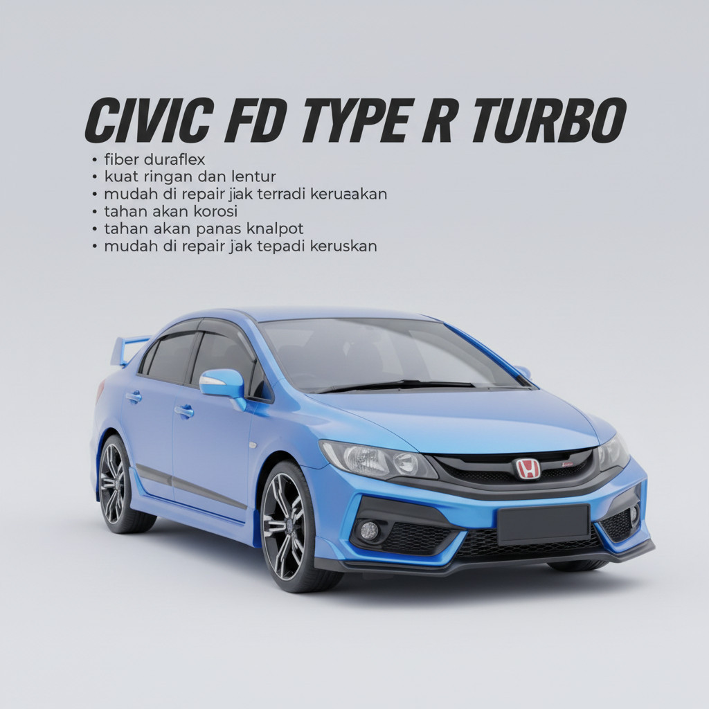 bodykit honda civic FD typer r turbo bodykit civic fd 2006-2011