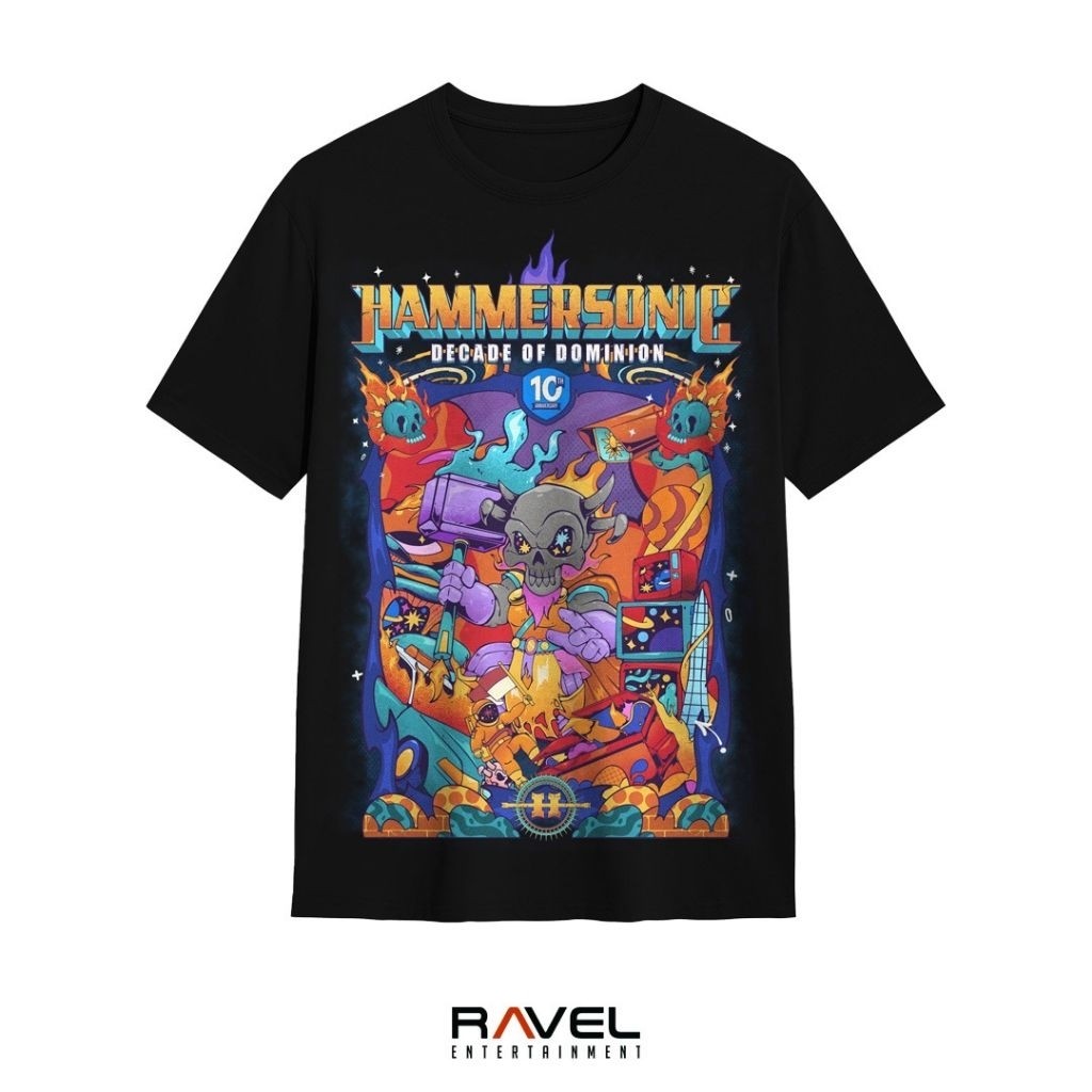 HAMMERSONIC 2026 TSHIRT BLACK OFFICIAL
