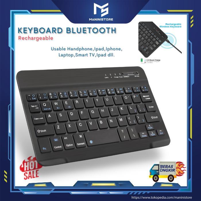 Wireless Keyboard Bluetooth Tablet laptop android ipad hp Bisa dicas