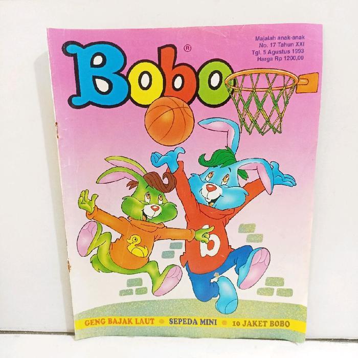 Bobo Majalah Anak-anak No 17 Tahun XIII Tgl 5 Agustus 1999: Geng Bajak Laut Sepeda Mini 10 Jaket Bob