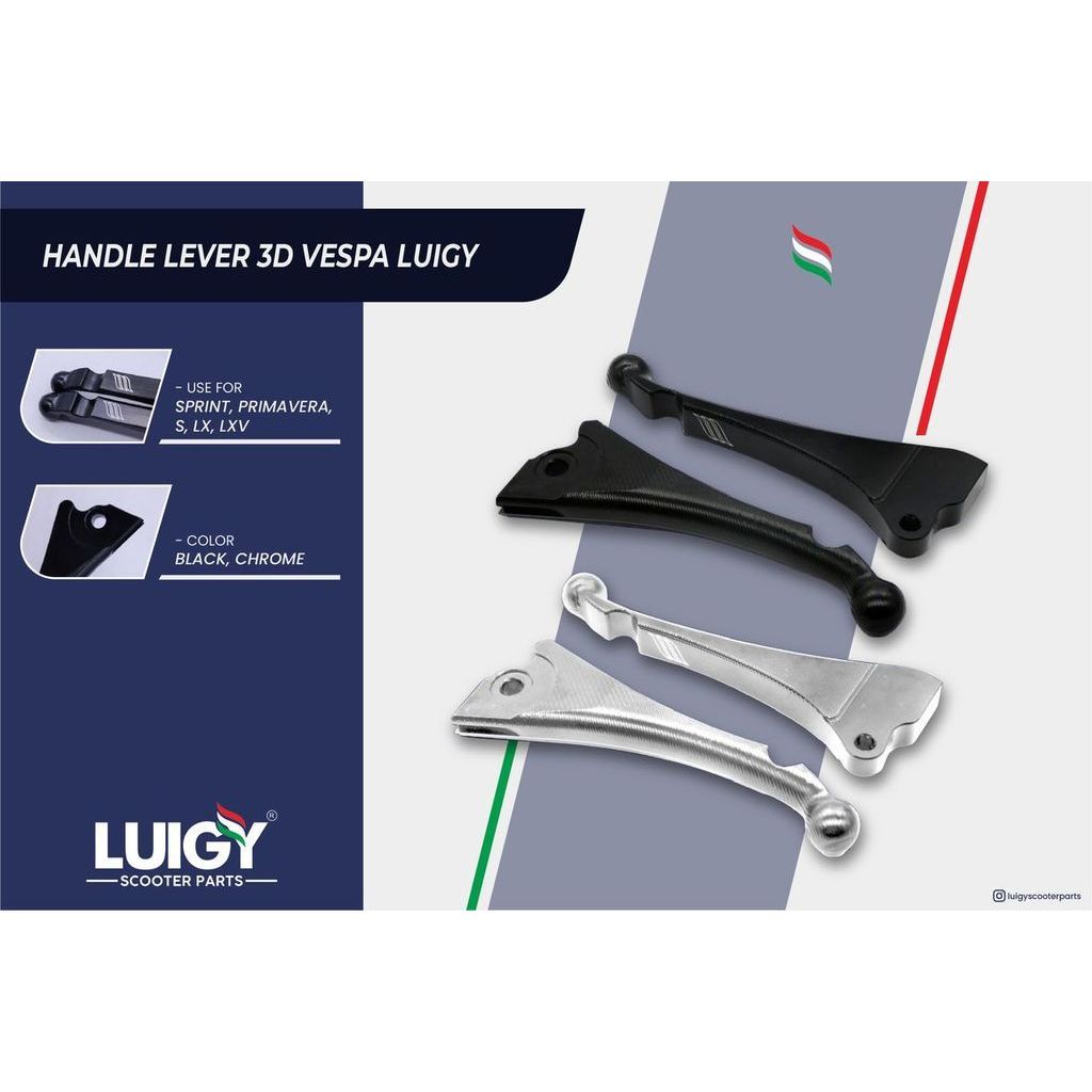 Brake Lever Handle Lever Vespa Matic Sprint Primavera Lx Lxv S Model 3d Luigy