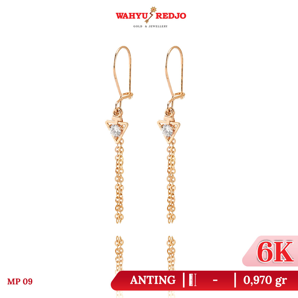 Anting Emas 6K Wahyu Redjo AN-6K 32023700 Non Pameran