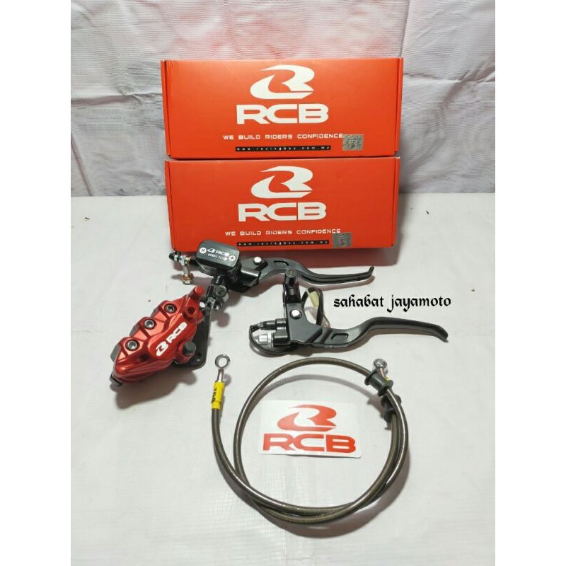 Master Rem RCB Kanan Kotak Handel Kiri RCB Kaliper Depan RCB Selang Rem Depan RXking F1ZR Nouvo Satr