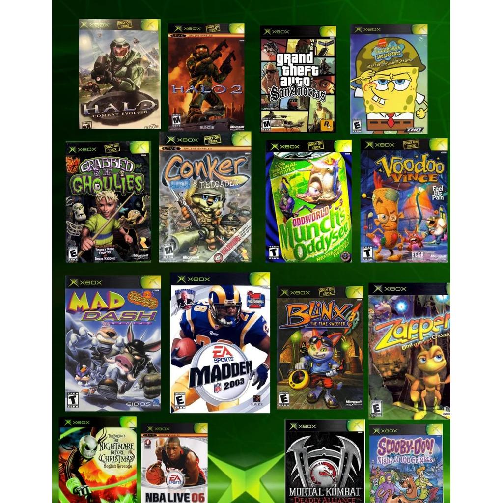Kaset Game XBOX OG Classic Burning Lengkap Bebas Pilih Judul