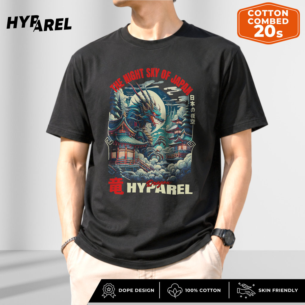 Hyparel - Kaos Graphic  Streetwear  - Shadow of the Dragon