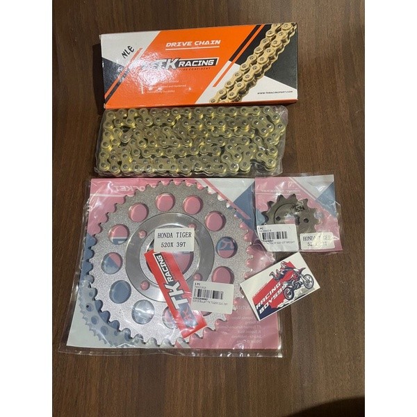 gear set honda Tiger 520 Tk Racing gear paket 520 TK Racing original