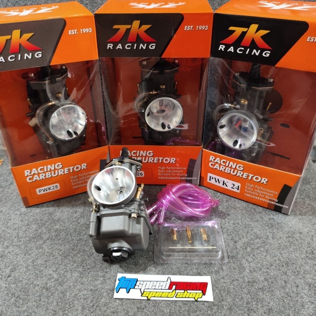 KARBURATOR  TK RACING KARBU PWK 24 / 26 / 28 UNIVERSAL ORIGINAL TK RACING