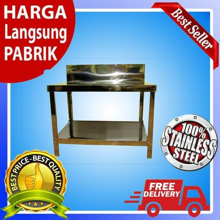 Meja Kompor Stainless Stell Serbaguna Merk Metalco MT2