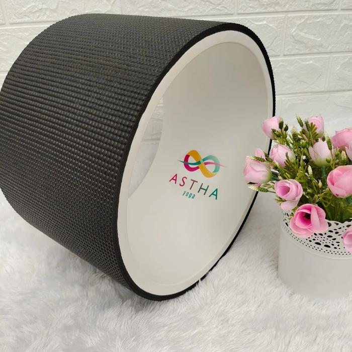 yoga wheel pvc set dengan tas lebar 20 cm bisa custom gambar - no custom