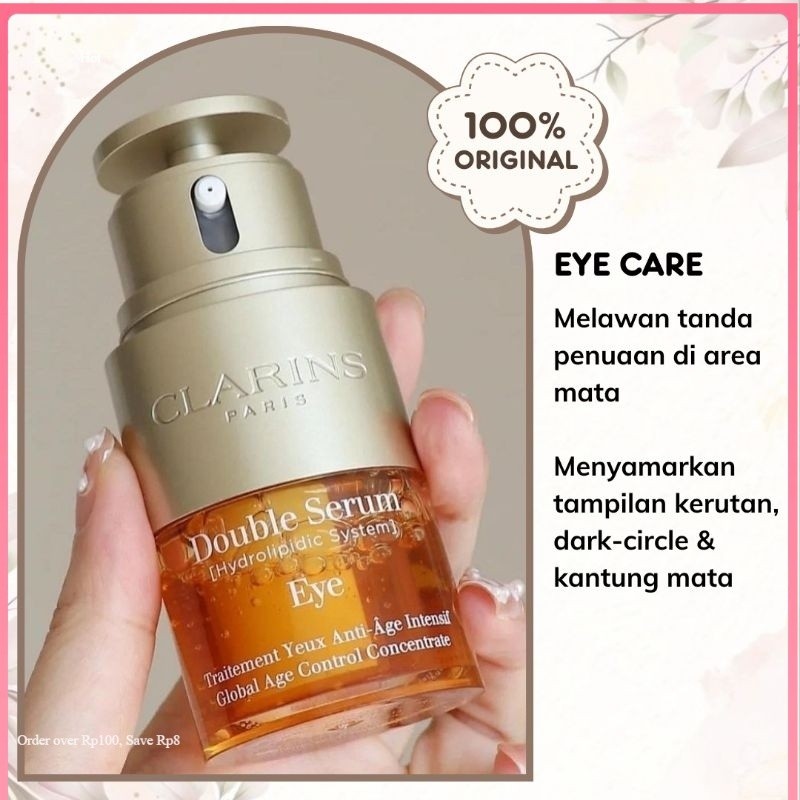 CLARINS Double Eye Serum - 20ml Anti-Aging Eye Care Eye Cream Anti Aging
