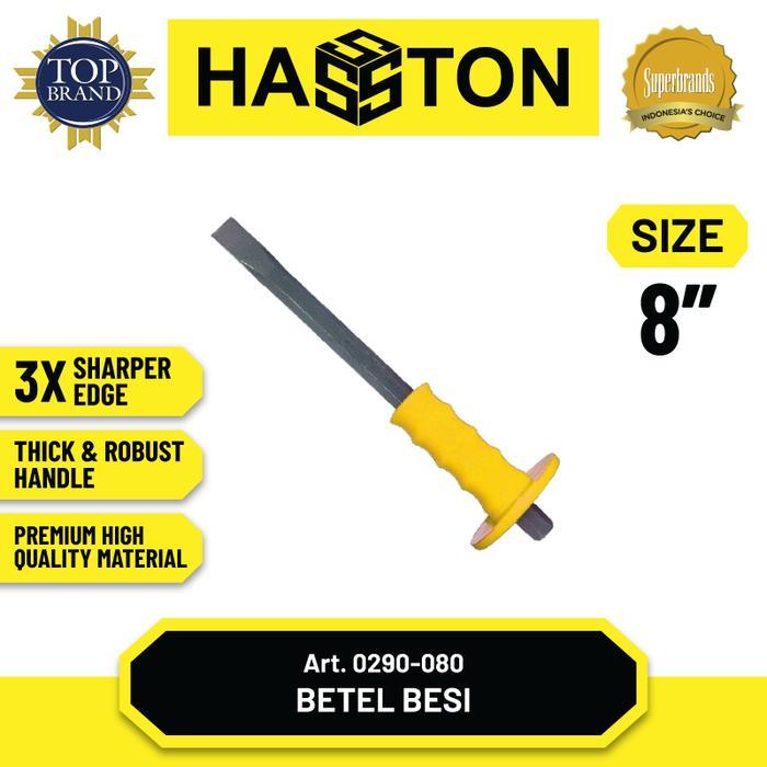 Hasston Betel Besi 12" / Betel Topi Pegngan Karet PVC (0290-120) - 8 inch