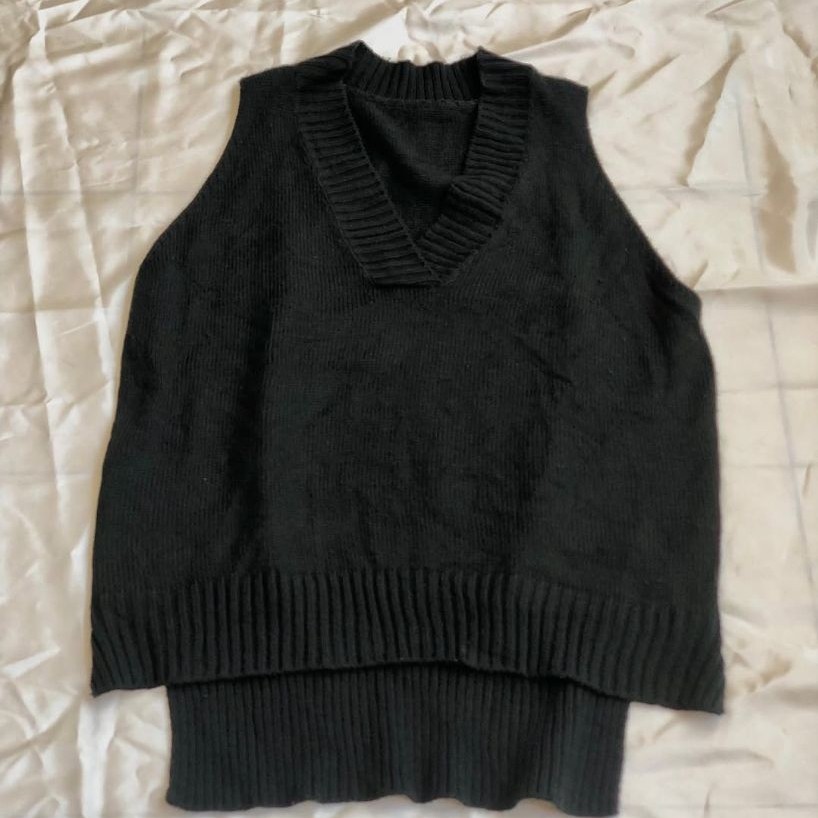 preloved vest hijau botol