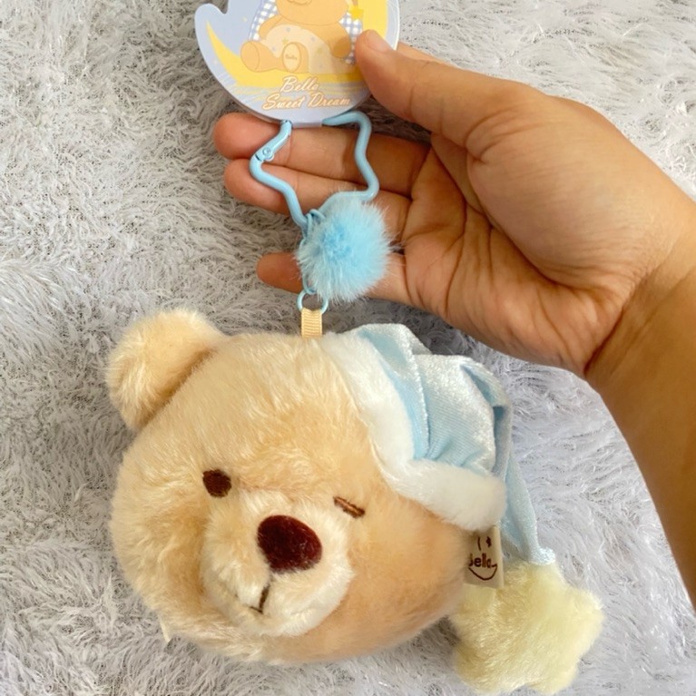 Gantungan kunci dompet koin teddy bear / teddy bear coin purse keychain plush