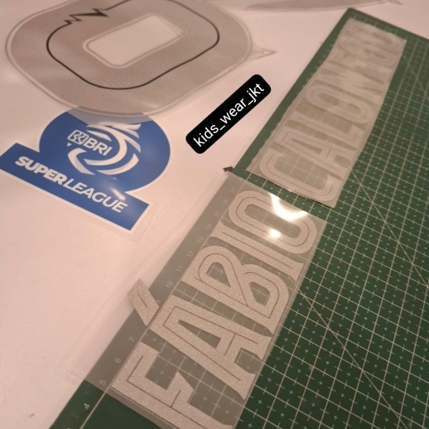 (97 ANNIVERSARY) Sponsor Persija - Nameset - Patch Original