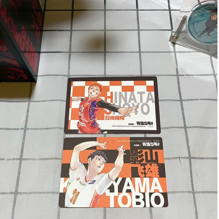 Shoyo Hinata Tobio Kageyama Character Card Haikyu 10th Anniversary Chronicle Set