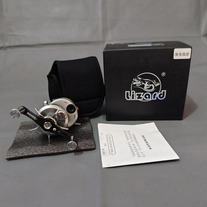 ROUND REEL DRUM REEL LIZARD BOKI AIR BFS HANYA 122GR RDM27