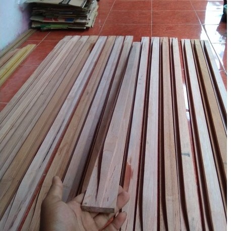 blebes kayu /jidaran kayu bengkirai tanpa sambungan