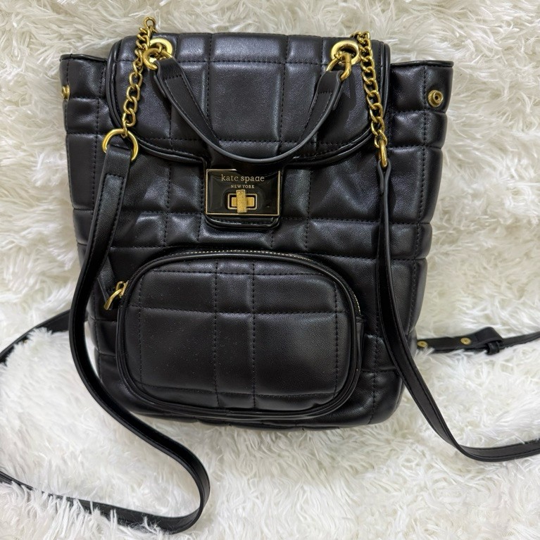 tas ransel kulit wanita/ tas ransel hitam/ tas perempuan