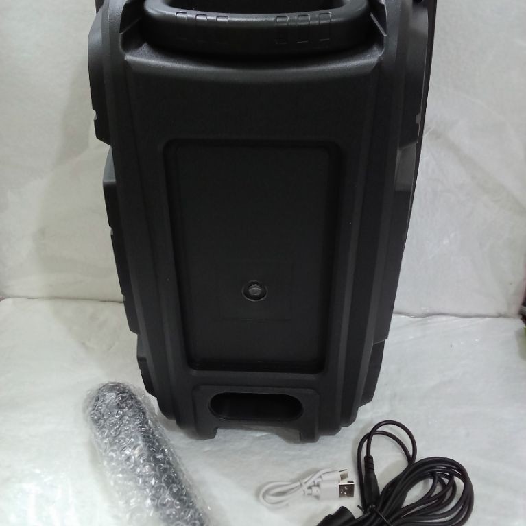 SPEAKER BLUETOOTH JINLONG JL 1828 JAGUNG LED 8'5 INCH FREE MIC KABEL KARAOKE + REMOTE - SPEAKER KARA