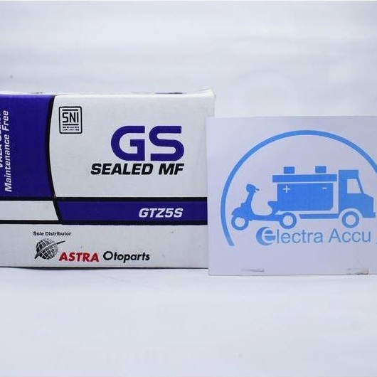 Aki Motor Honda New Megapro Gtz5S Gs Astra Accu Kering Original Ori