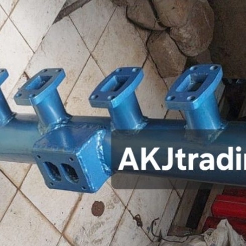 exhaust manifold 6d40 turbo marine knalpot 6d40t exhaust marine manipol 6d40turbo knalpot marine kap