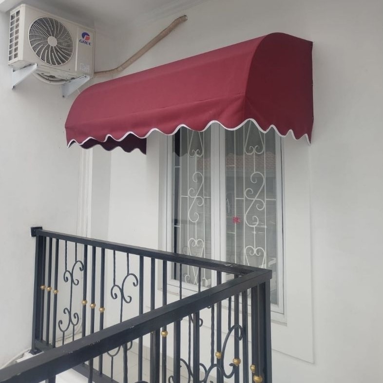 Kanopi Kain jendela rumah, kain Awning Jendela Minimalis