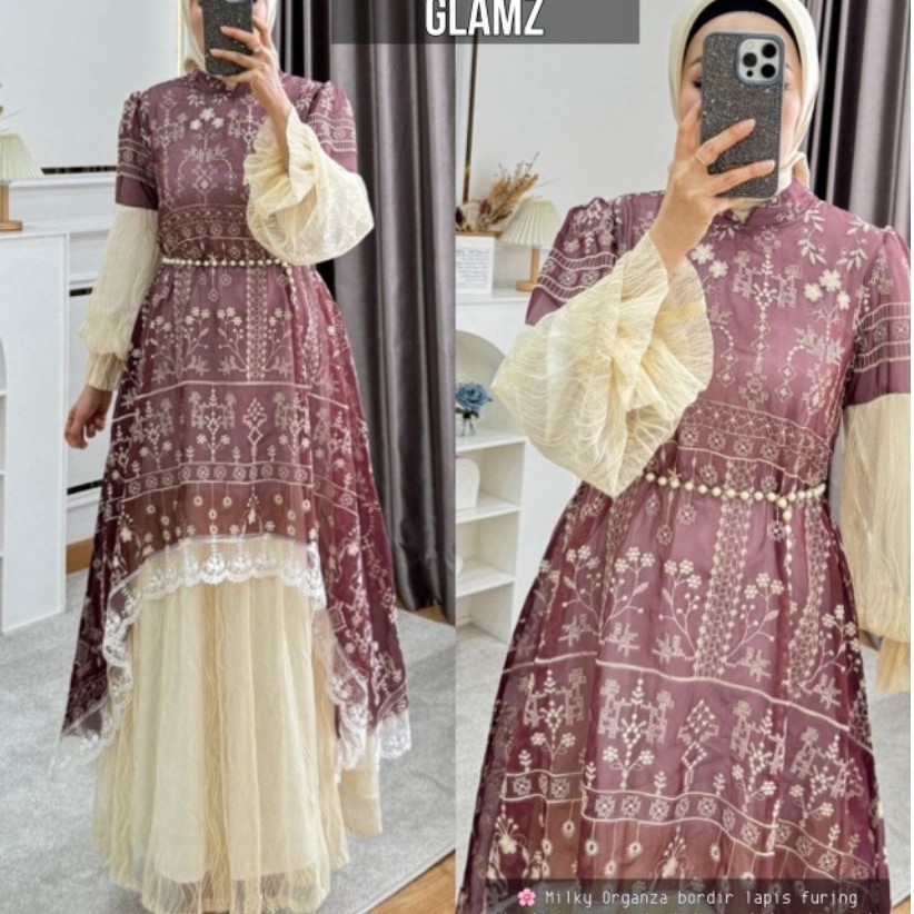 HEIJU DRES // MAXI BRUKAT TILE PREMIUM MOTIF // BY ATHAYA