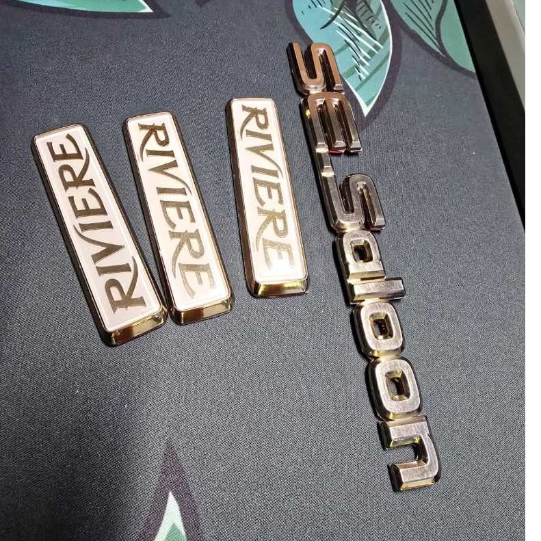RIVIERE emblem toyota corolla JDM