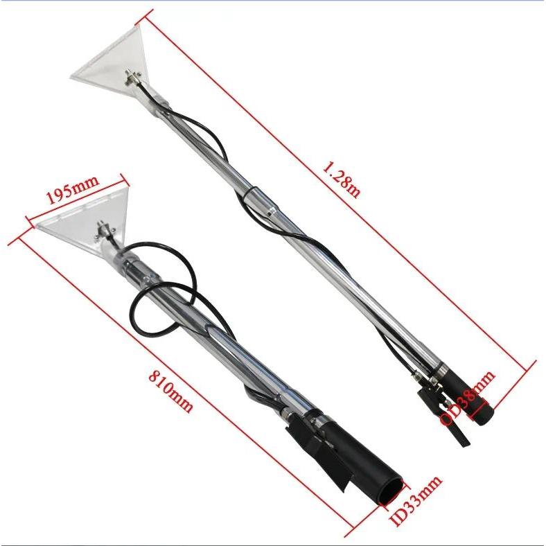Universal Wet Dry Vacuum Cleaner Brush Head Floor Nozzle Transparent Suction Sofa curtain Carpet & U