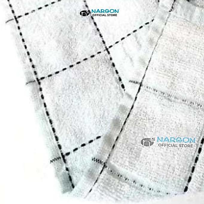 Serbet Dapur 1 Lusin Tebal Jumbo Kain Lap Serbaguna Lap Handuk Lap Piring Nargon uk 60 x 60 cm LJ