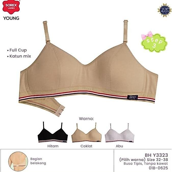 Cute- Sorex Young Bra 3323 Step 3 - Bh Remaja Kait 2