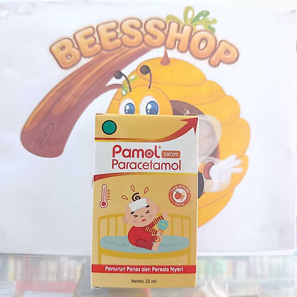 Pamol Paracetamol Drops 15ml - untuk Menurunkan Demam Bayi