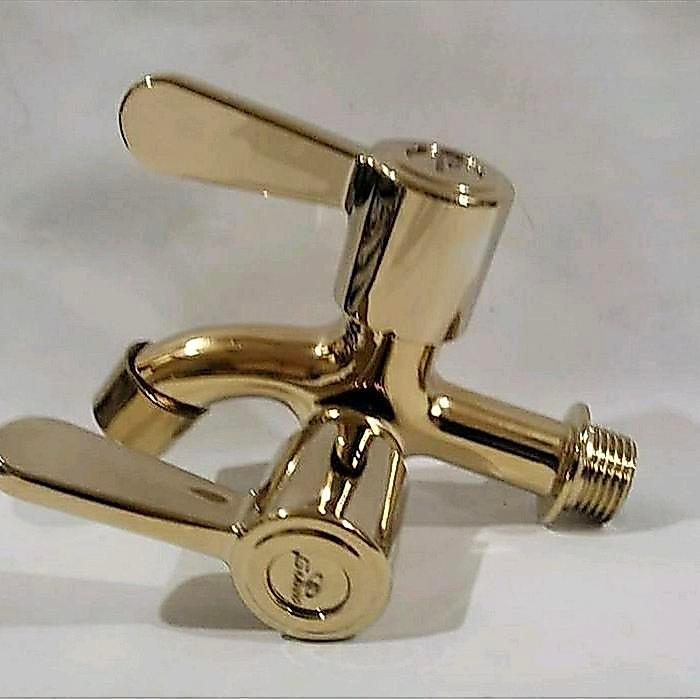 KRAN CABANG SHOWER KRAN GOLD