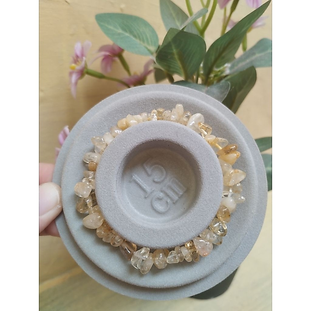 Gelang citrine chips
