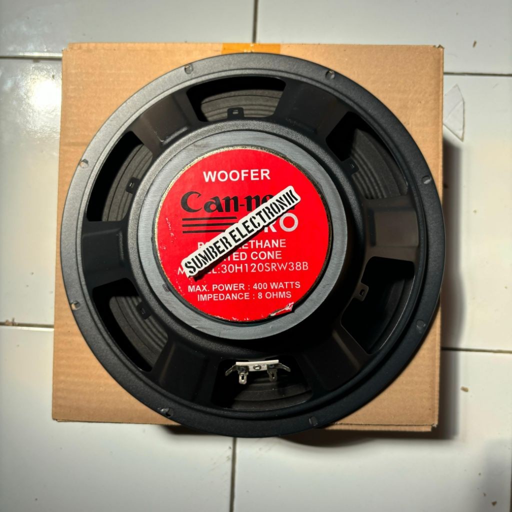 speaker 12 inch canon woofer C-30H-120-SRW38B can-non