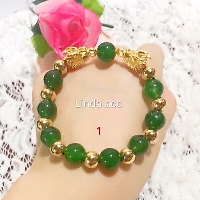 ready gelang giok naga 9 warna cantik
