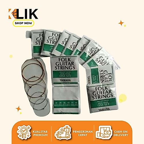 Senar Gitar 1 Set Yamaha Folk String Murah Harga Grosir