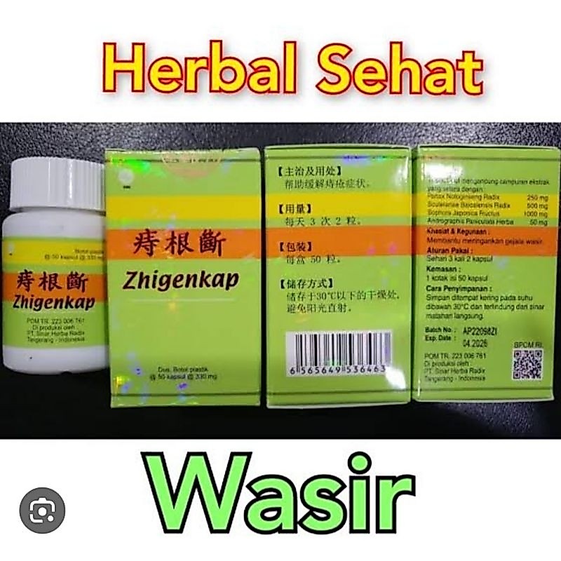 obat cina herbal ambeien Zhigenkap