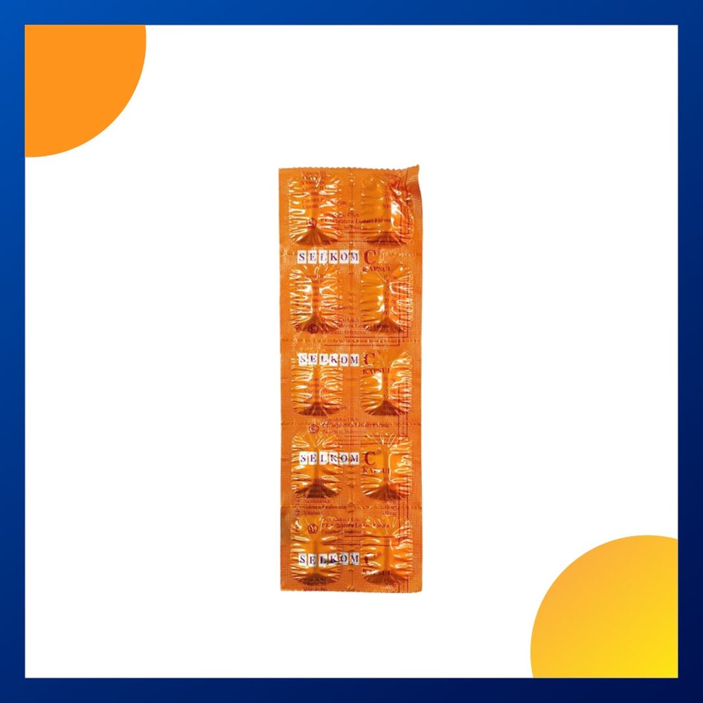 Selkom C Strip Isi 10 Kapsul