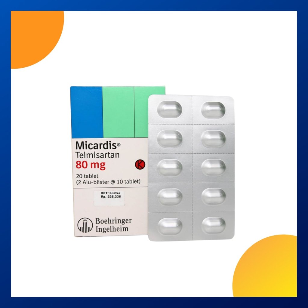 MICARDIS 80 MG 1 ALUBLISTER @ 10 TABLET
