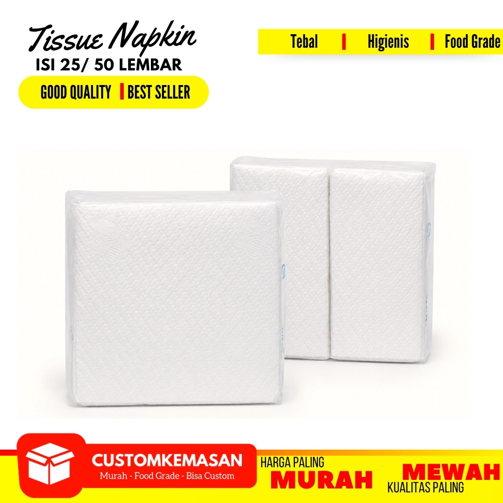 Tissue Napkin / Tisu Napkin / Tissue Makan / Tissue Rumah Makan 1 pack