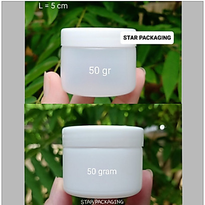 Pot Cream 50 Gram Pot Cream 50gr Pot Salep 50Gr Pot Jar 50Gr Putih