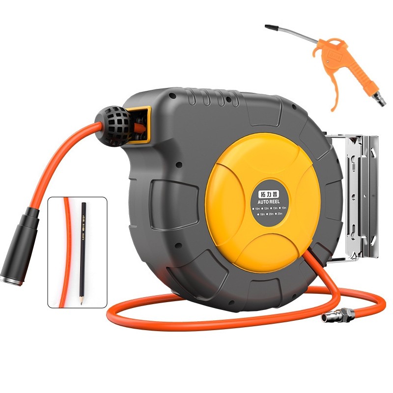 Automatic Air Hose Reel 25M/Selang Kompressor Krisbow Air Hose Reel