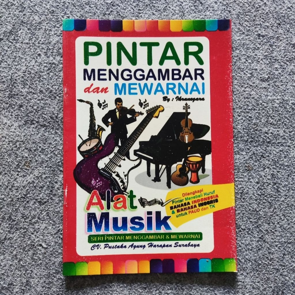 Buku Pintar Menggambar dan Mewarnai Alat Musik tris