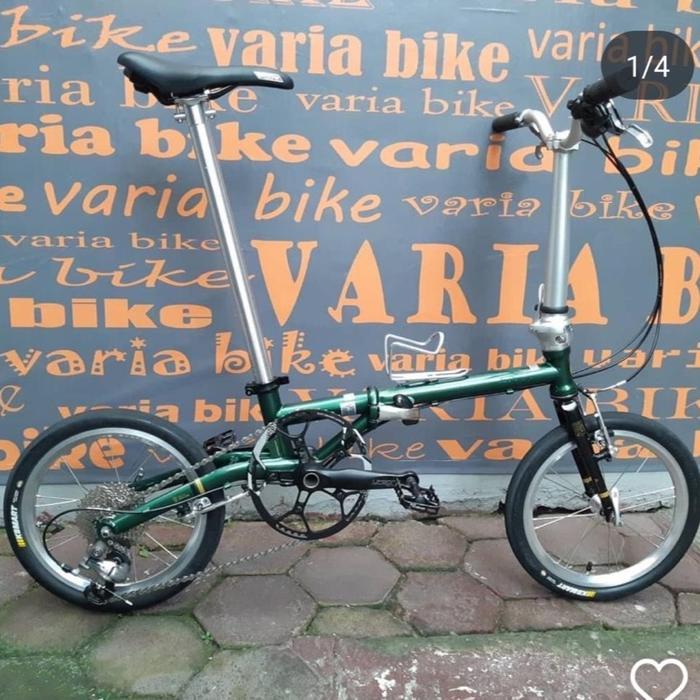Sepeda lipat fnhon gust shimano Altus 9 speed new rakit