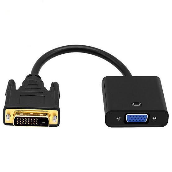 Converter DVI 24+1 to VGA Aktif Connector DVI-D to VGA Adapter