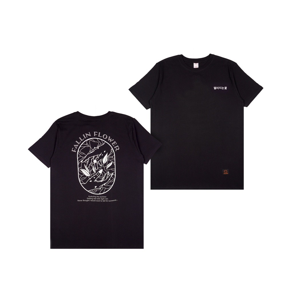 Veljko T-shirt Fallin' Flower Black
